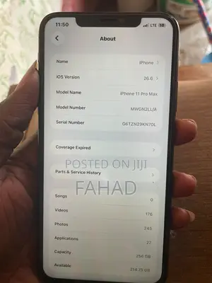 Apple iPhone 11 Pro Max 256 GB Black