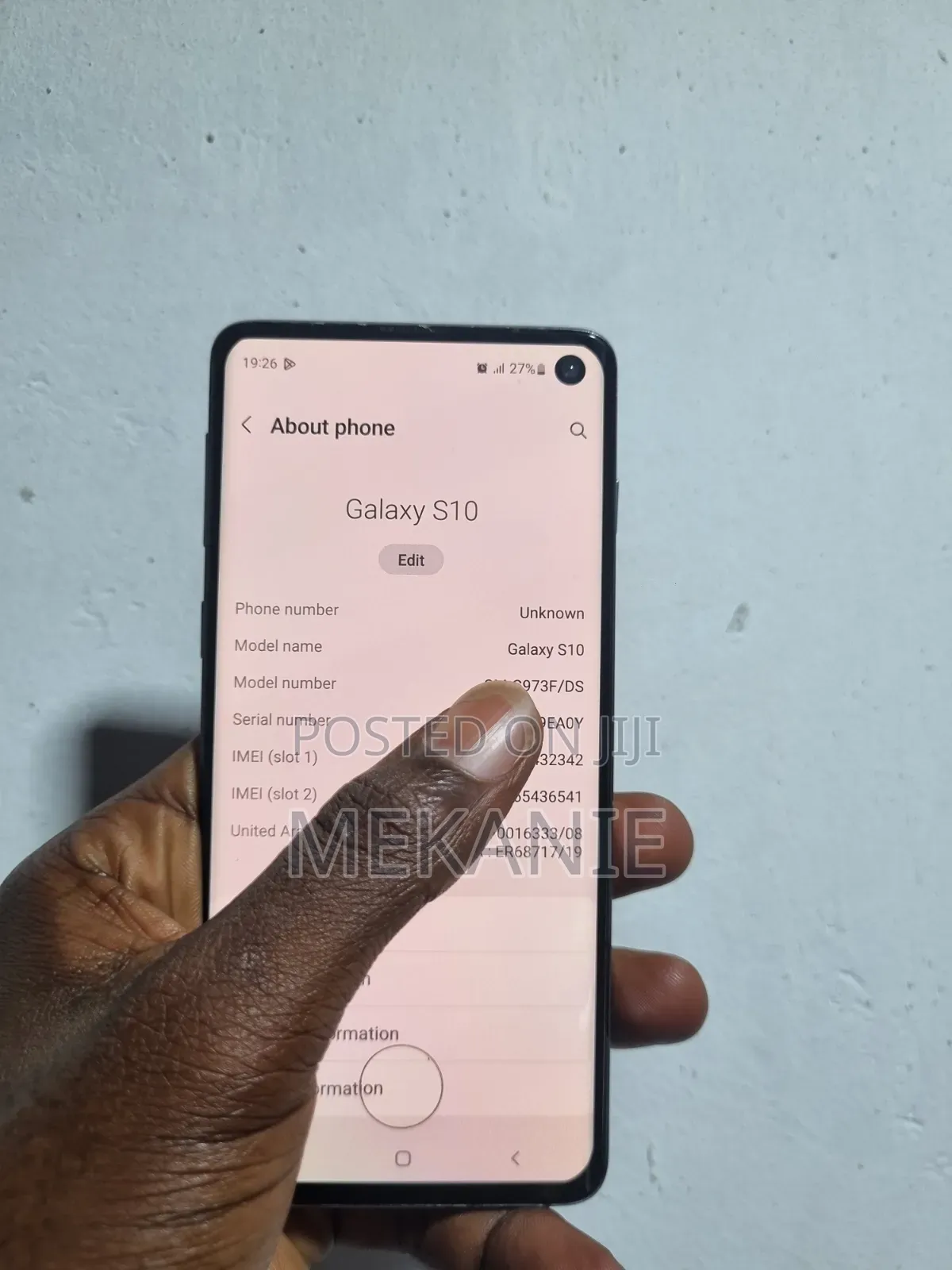 Samsung Galaxy S10 128 GB Black