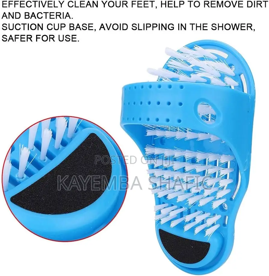 Shower Foot Scrubber Slipper - Exfoliating Massager Sandal