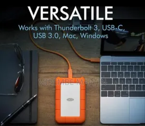 Lacie Rugged USB-C 2TB External Hard Drive Portable HDD – USB 3.0