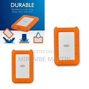 Lacie Rugged USB-C 2TB External Hard Drive Portable HDD – USB 3.0