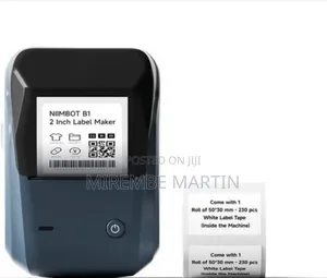 B1 2 Inch Thermal Label Maker With 1 Roll Free Tape Auto
