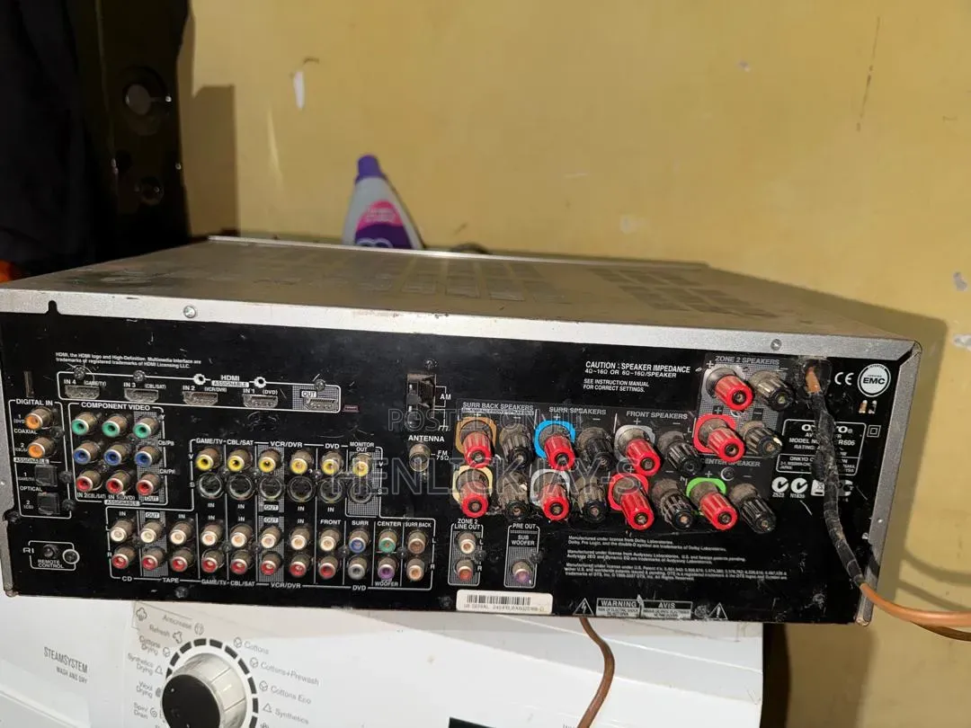Onkyo Tx-Sr606 7.1 Av Receiver