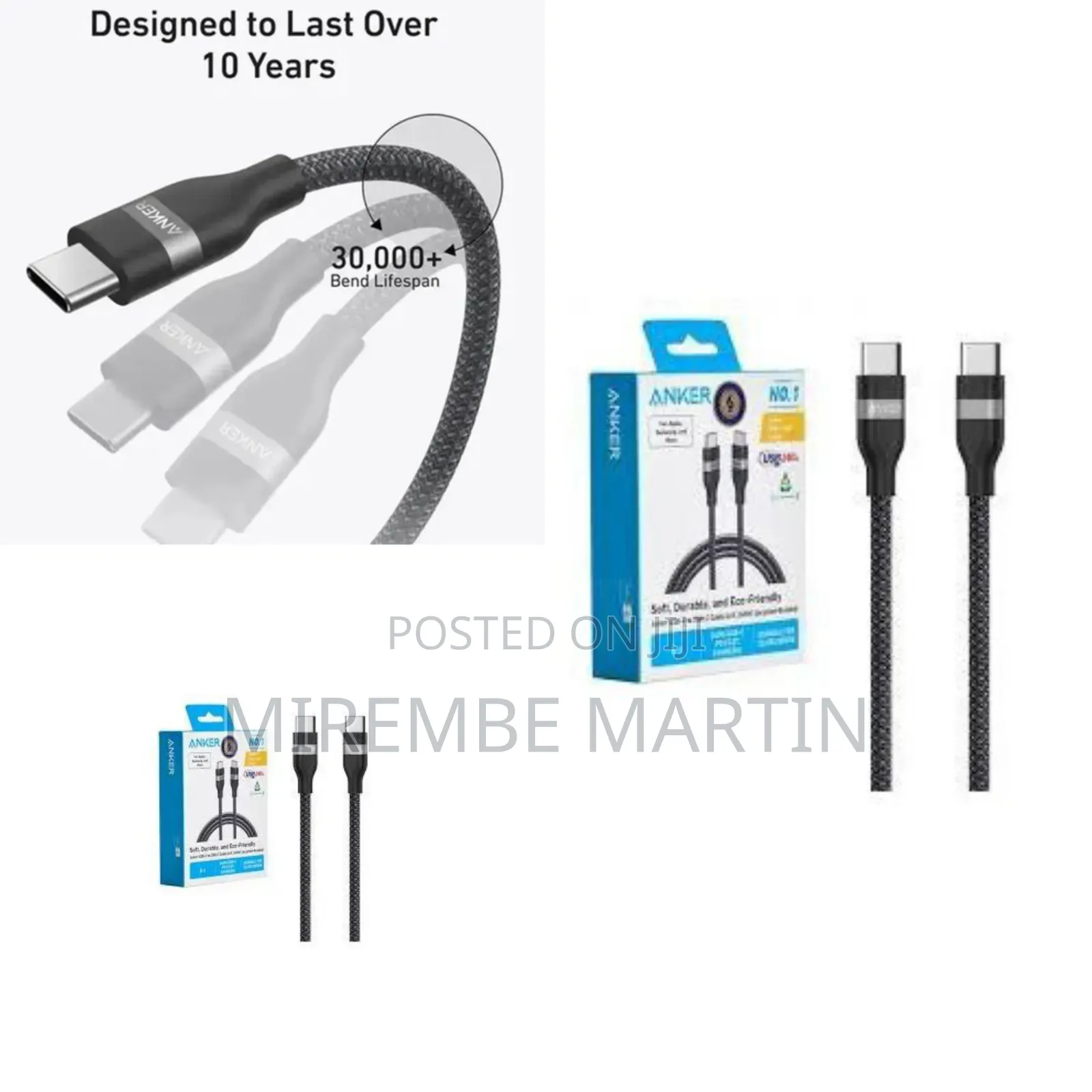 Anker USB C to USB C Cable (6FT),240W Type-C Fast Charging Cord