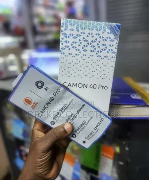 New Tecno Camon 40 Pro 5G 256 GB Black
