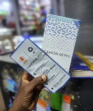 New Tecno Camon 40 Pro 5G 256 GB Black