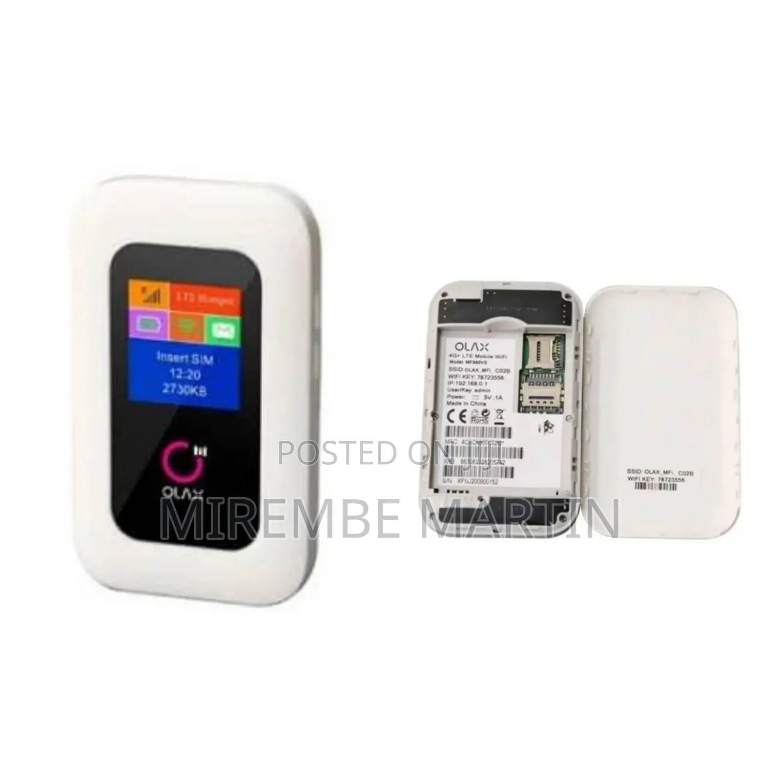 Olax MF980L Mobile Hotspot 4G Router WiFi Internet Cat4 150Mbps ...