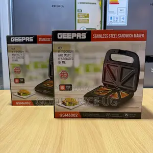 Geepas 750W 2-Slice Stainless Steel Sandwich Maker