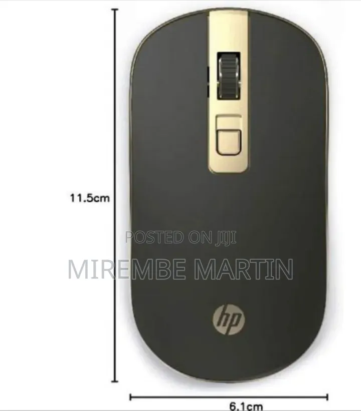 HP S4000 Optical USB 1600 DPI 2.4Ghz Wireless Mouse Mute Gaming
