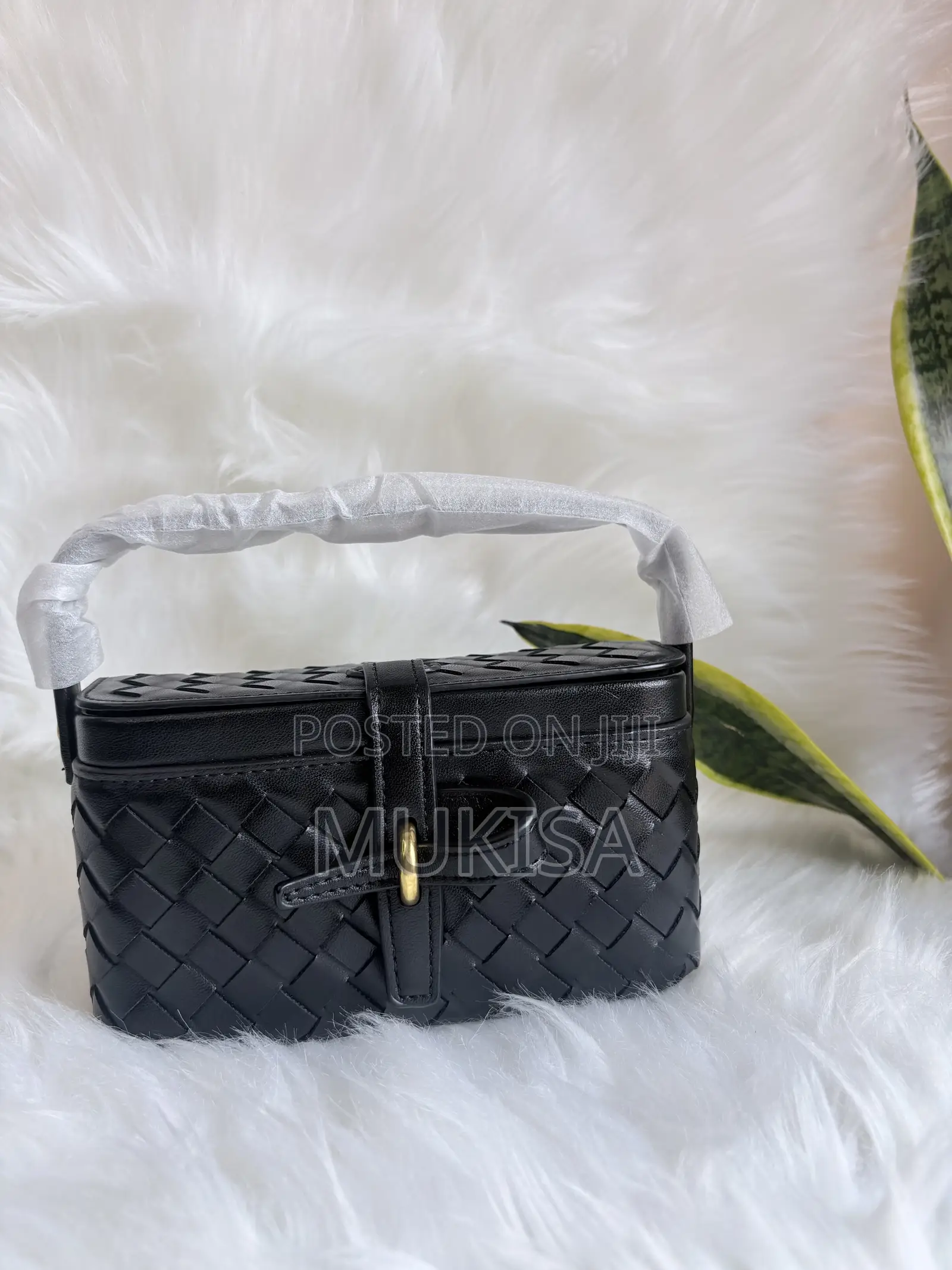 Vintage French Woven Pattern Mini Box Bag