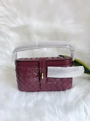 Vintage French Woven Pattern Mini Box Bag