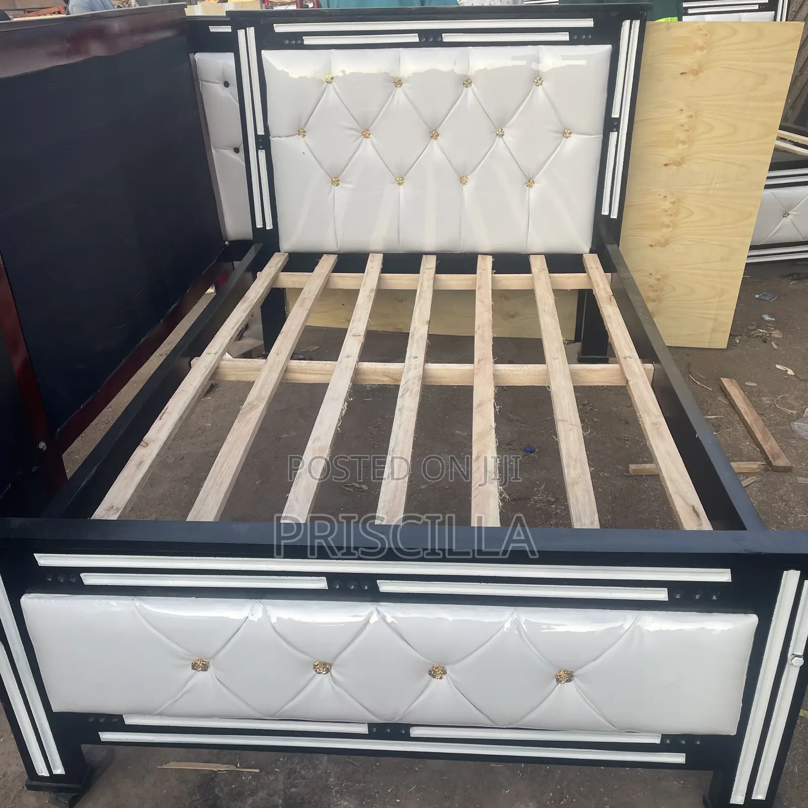 5by6 Bed Leather Frame