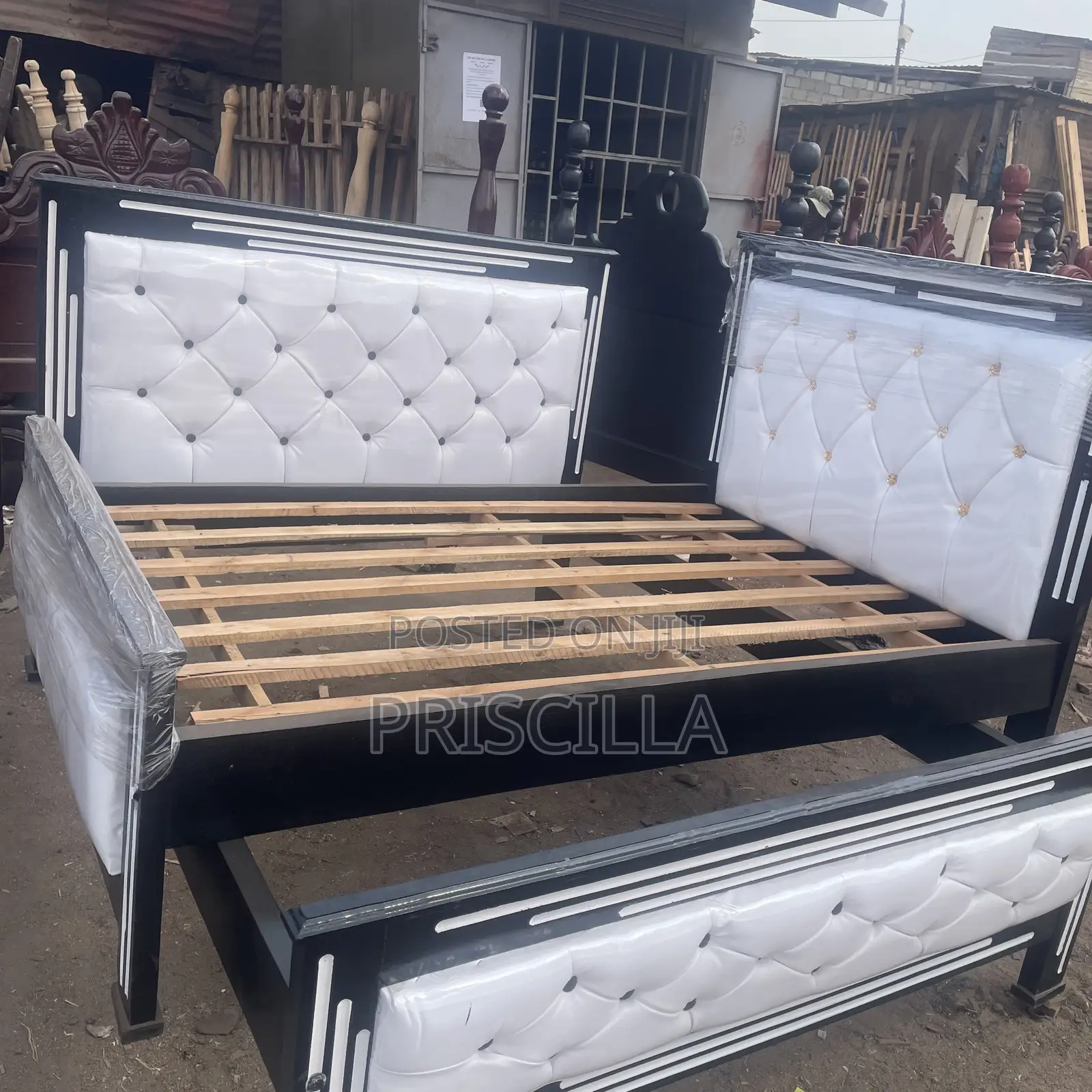 5by6 Bed Leather Frame