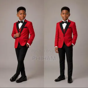 Kids/Boys Red Suit(6 to 14yrs)