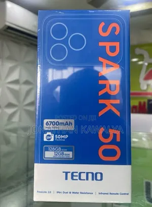 New Tecno Spark 50 128 GB Black