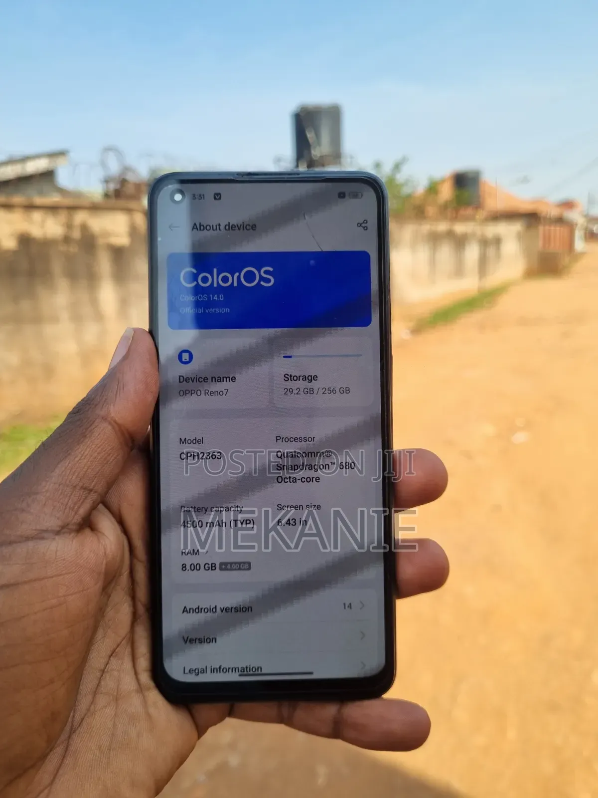 Oppo Reno7 256 GB Black