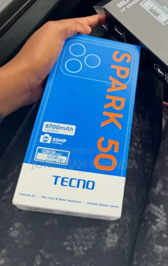New Tecno Spark 50 128 GB Graphite