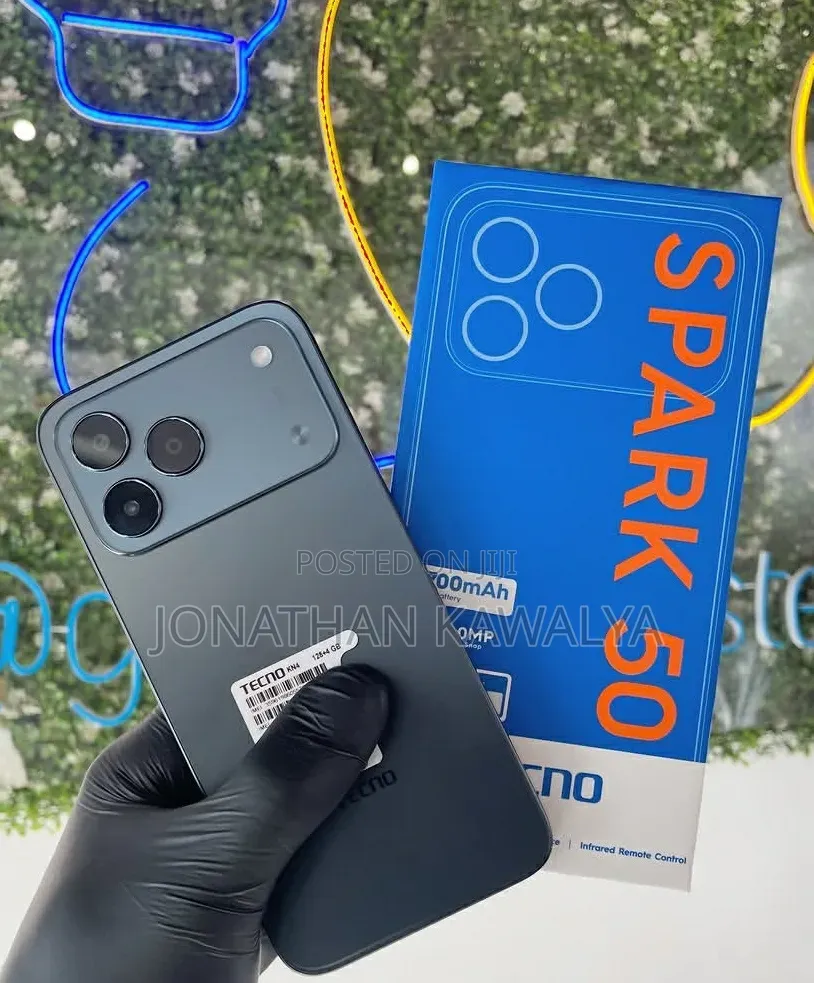 New Tecno Spark 50 128 GB Graphite
