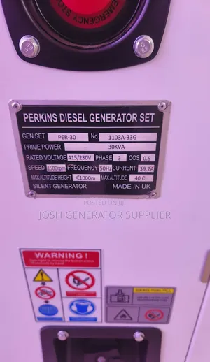 30kva Perkins Silent Diesel Generator