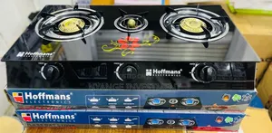 Hoffmans Electronics 3-Burner Glass Gas Stove