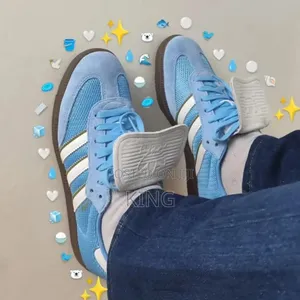 Adidas Samba LT Shoes in the "Semi Blue Burst