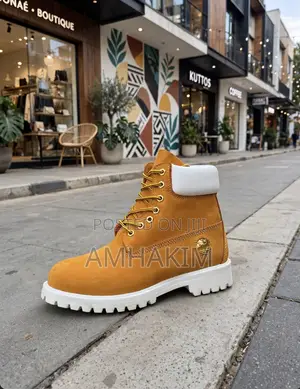 Genuine Timberland White Sole Brown Leather Boots in Stock