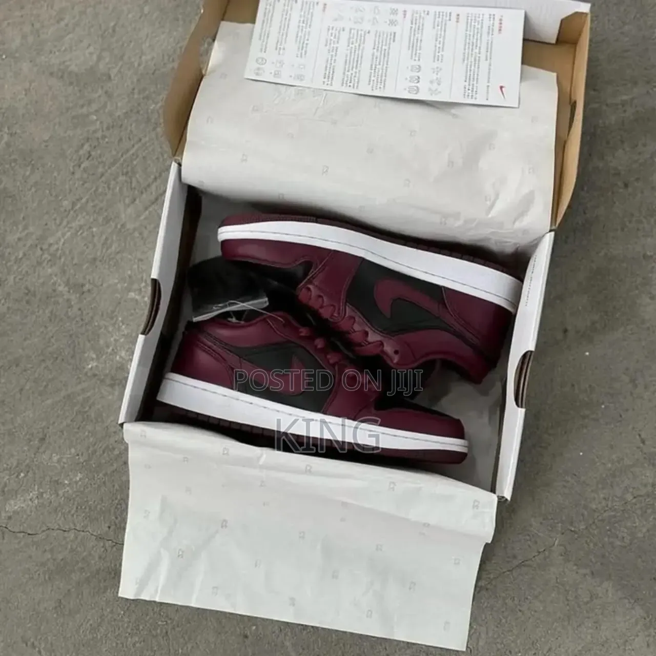 Nike Air Jordan 1 Low in the "Dark Beetroot"