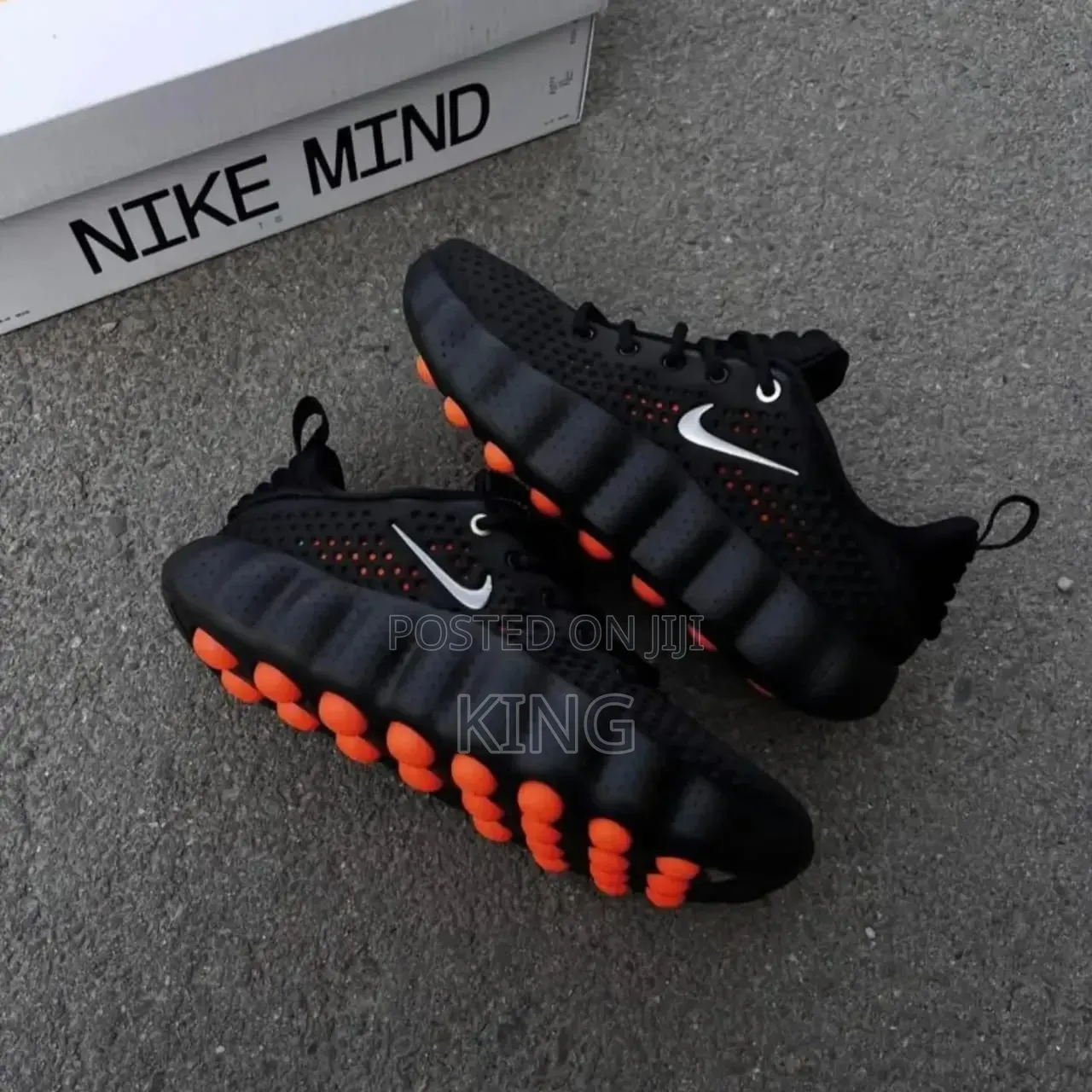 Nike Mind 002 Sneakers Black Hyper Crimson