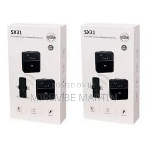 SX31 Multi-Functional 3 in 1 Wireless Microphone for Camera Intervi