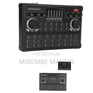 Live Sound Card Dual Channel Audio Mixer Live Streaming Voice Changer