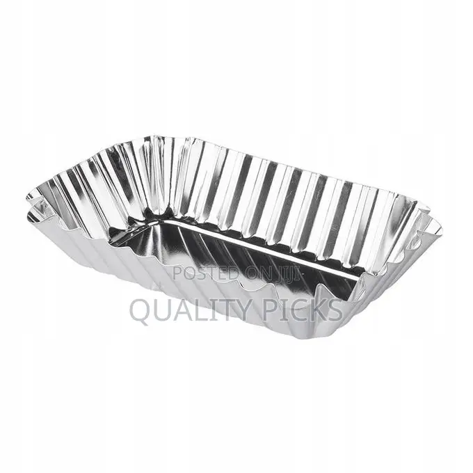Rectangular Metal Corrugated Cake Mold Bread Pan