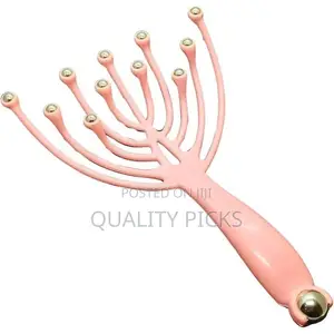 Manual Head Massager 9 Finger Scalp Massage Iron Balls