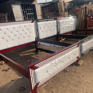 5by6 Beds Black and Maroon