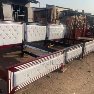 5by6 Beds Black and Maroon