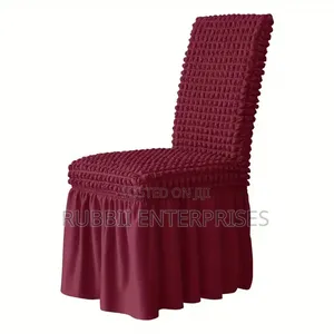 Dining Chair Cover ~ Maroon
