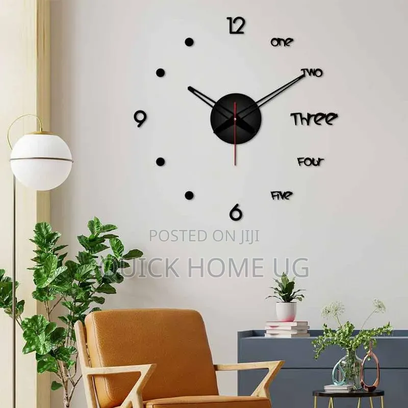 3D DIY Wall Sticker Clock