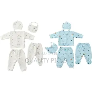 Newborn Baby Wear Set 5-Piece Warm Clothing for Baby Boy