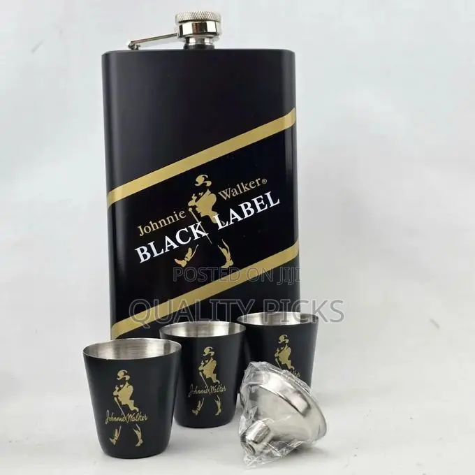 Premium Leak-Proof Stainless Steel Hip Flask Set – 300ML