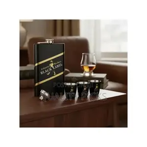 Premium Leak-Proof Stainless Steel Hip Flask Set – 300ML