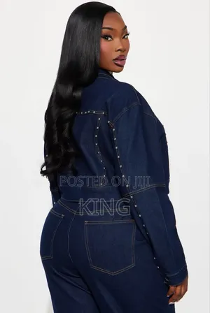 Studded Denim 3piece Set