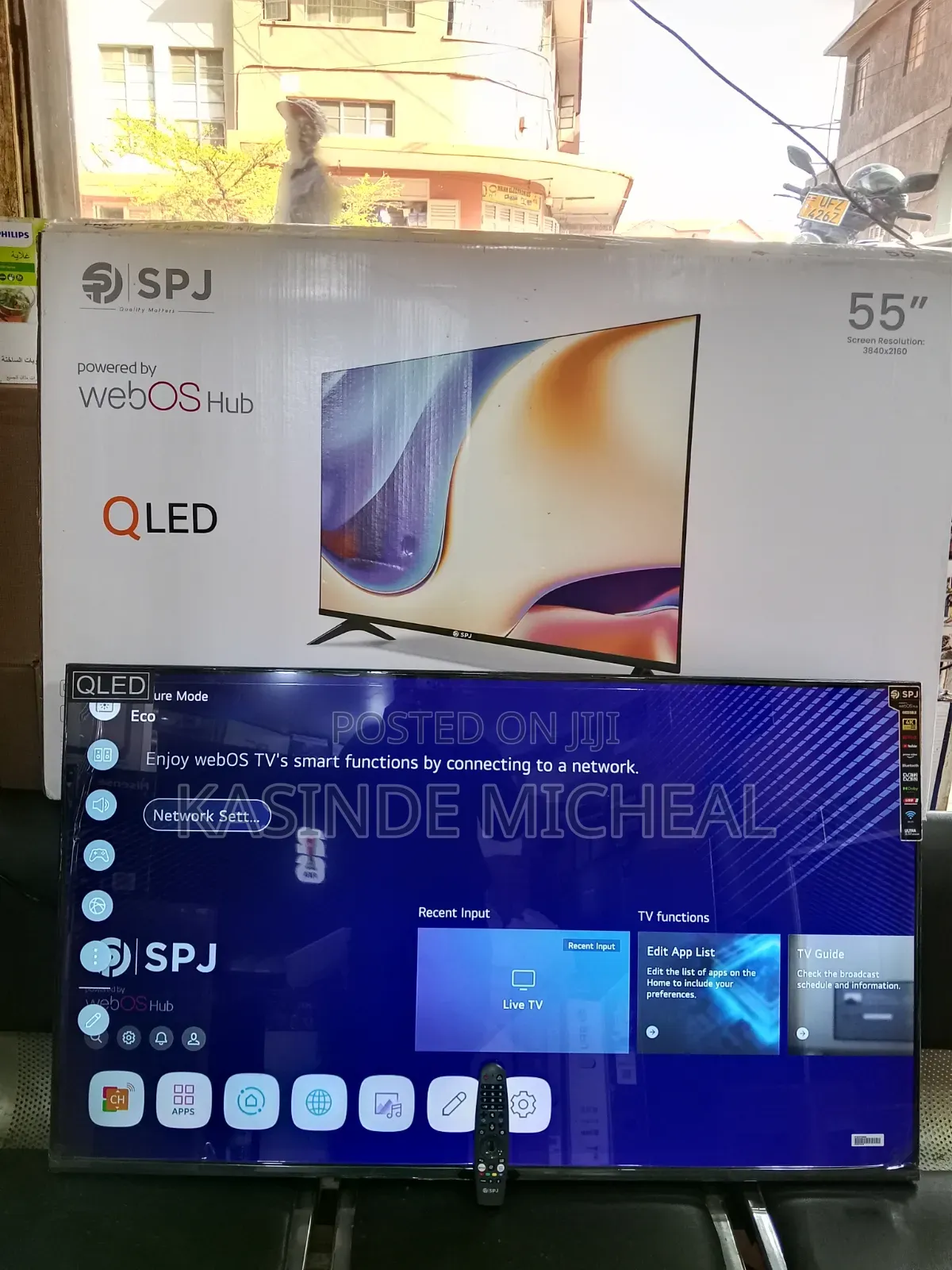 SPJ Qled 55inches Smart TV