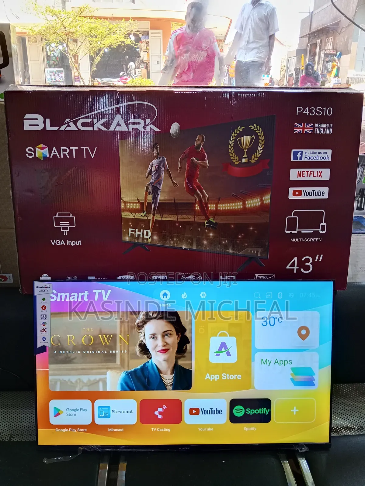 43inches Black Ark Smart TV