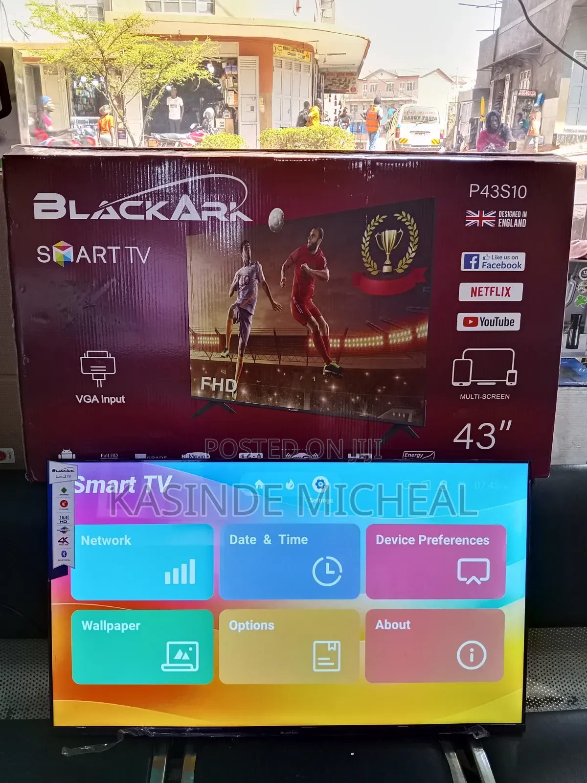 43inches Black Ark Smart TV