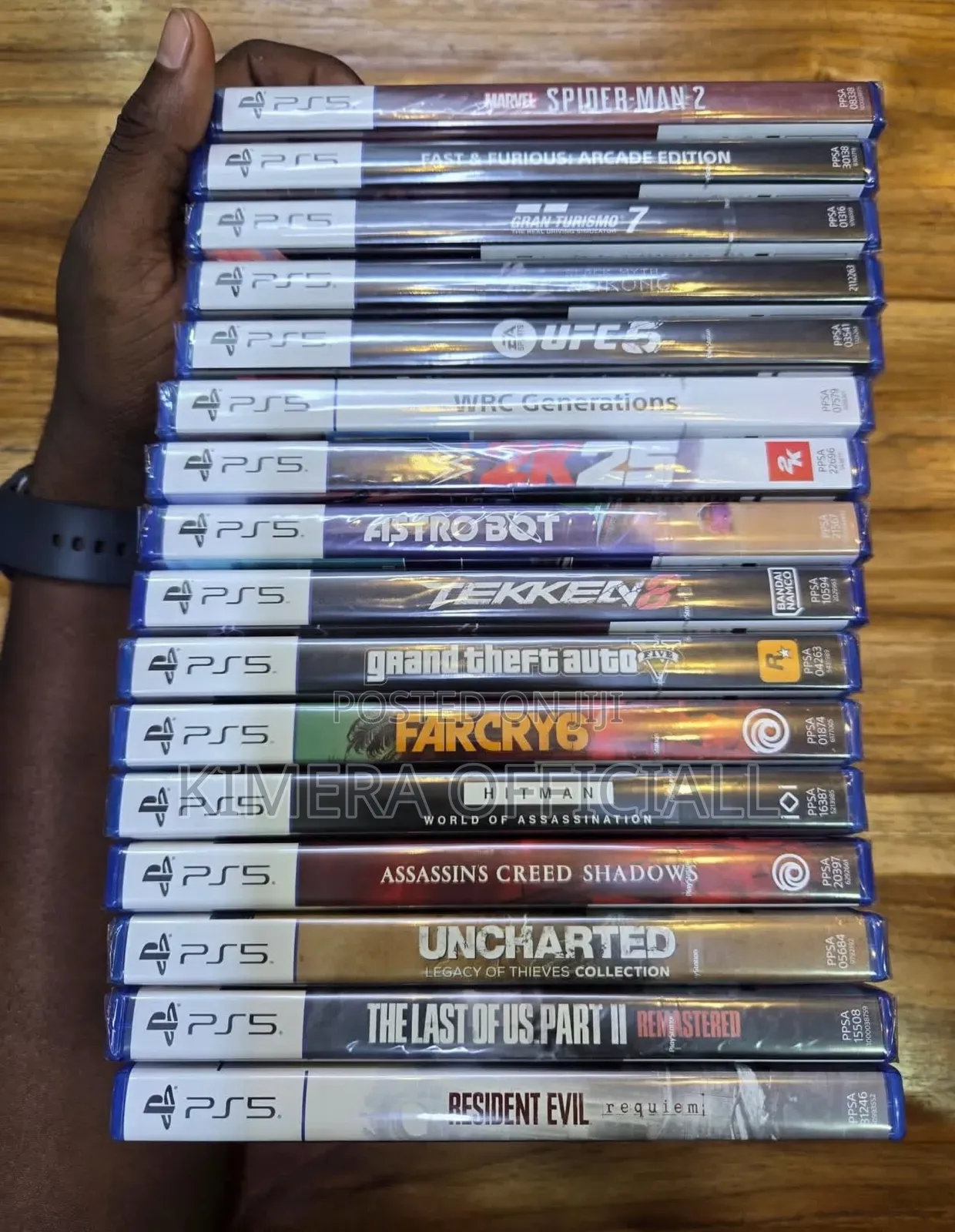 PlayStation 5 Games on Physical Discs
