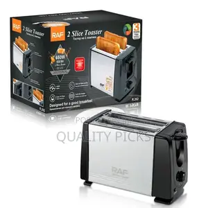 RAF 2 Slice Bread Toaster, With 6 Settings, Extra