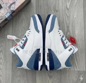 Original Levi’s X Air Jordan 3 Retro All-Star White Blue