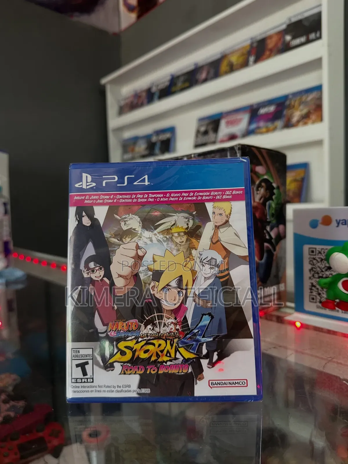 Naruto Shippuden Ultimate Ninja Storm 4 Road to Boruto Game Cd Ps4
