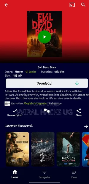 Munowatch Modified Apk