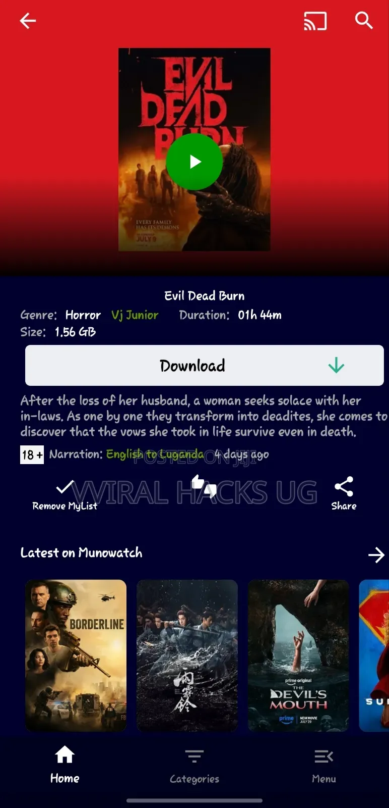 Munowatch Modified Apk