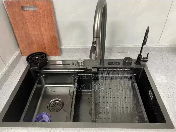 Smart Sink Stainless Steel Waterfall Kitchen Sink